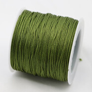 玉纖華72號玉線(xiàn)手鏈編織手繩編繩線(xiàn)繩紅線(xiàn)繩手工手編diy材料繩子吊墜線(xiàn) 軍綠色 72號玉線(xiàn)/約45米/0.8毫米粗細