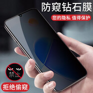【2片裝】駱尊 適用榮耀Play6T鋼化膜防窺膜榮耀play6tpro抗藍(lán)光全屏覆蓋防爆玻璃手機(jī)貼膜 【榮耀Play6T】鉆石防窺膜保護(hù)隱私*2片裝 .
