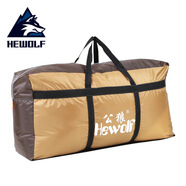 公狼HEWOLF帳篷收納袋戶(hù)外裝天幕睡袋露營(yíng)套裝包旅行超大車(chē)載自駕行李包 小號駝色80*32*40cm
