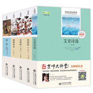九年級上下冊必讀名著：艾青詩選+水滸傳+簡愛+儒林外史（套裝全4冊） 贈京師大講堂視頻解析