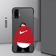 莫維斯 vivox50/x60/曲屏版pro/s7/iqoo7/s9/e無(wú)邊框手機殼保護套薄 【潮男背影】vivo x50 pro