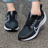 耐克（NIKE）男鞋女鞋情侶鞋 25春新款飛馬跑鞋輕盈休閑鞋緩震軟底跑步鞋 PEGASUS 40/ZOOM氣墊/黑色 37.5 大童女鞋.