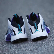 耐克（NIKE）休閑鞋男鞋夏季新款運(yùn)動(dòng)鞋AJ35簡(jiǎn)版實(shí)戰(zhàn)籃球鞋CQ4229-100 CQ4229-101黑白紫 42.5