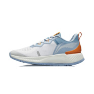 李寧（LI-NING）跑步鞋男新品影男子反光回彈減震運動(dòng)鞋 白/藍/新疆藍ARHR103-7 39