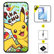 好機(jī)友蘋果4手機(jī)殼iphone4保護(hù)套4S防摔iphone4s全包軟薄情侶潮牌網(wǎng)紅男液態(tài)硅膠女個(gè)性 【蘋果4/4S通用】比卡丘+軟膜+指環(huán)+掛繩
