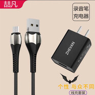 喆凡 數(shù)據(jù)線適用紐曼V03充電線愛國者R8822錄音筆R6811聯(lián)想銳族傾聽者MP3索尼ICD-TX650 TX800充電器線 黑色數(shù)據(jù)線+5W充電器套裝 聯(lián)想D66 聯(lián)想C2 C1 聯(lián)想T505