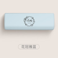 美悅舍空調罩套防塵罩掛機通用格力美的海爾內機壁掛空調掛式全包蓋布 花冠雅藍 1P（寬度75-83.5cm之內通用）