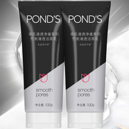 旁氏（POND'S）竹炭控油凈透潔面乳凈澈肌膚溫和清潔角質(zhì)洗面奶水潤(rùn)保濕男女 控油凈透潔面乳竹炭100g*2