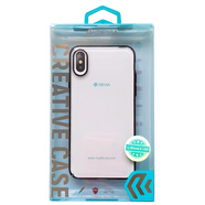 COMMA 迪沃DEVIA透明全包流金電鍍手機殼 適用于蘋果iPhone Xs系列 蘋果X/XS【睿智黑】