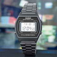 卡西歐（CASIO）玫瑰金復(fù)古中性表男女手表電子防水B640WB-1A1B B650WC-5A WB-1B B640WB-1A曜石黑女款