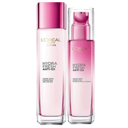 歐萊雅（LOREAL） 清潤葡萄籽保濕滋潤面霜乳液爽膚水 膜力水乳組合