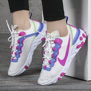 耐克（NIKE）新款女鞋 REACT ELEMENT 高橋盾運(yùn)動(dòng)跑步鞋 BQ2728-104 35.5