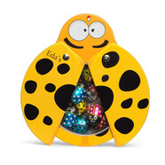 Eda's意大利進(jìn)口可可脂牛奶巧克力黃色瓢蟲(chóng)禮盒120g喜糖圣誕節兒童禮物