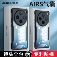vivo訊迪（Xundd）適用vivox100S手機殼新款男女spro保護套vivox100ul 輕薄 -高透黑 vivo X100S