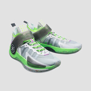 李寧（LI-NING）籃球鞋男2021新款韋德系列裂變7代回彈減震耐磨運動(dòng)鞋 灰綠黑A(yíng)BPR025-1 39