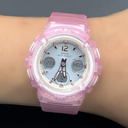 卡西歐（CASIO） 卡西歐CASIO手表BABY-G 太陽(yáng)能電波電子女士防水腕表 BGA-2800-4A/4APR太陽(yáng)能電波