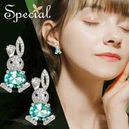 special時(shí)尚可愛(ài)甜美風(fēng)S925銀針耳飾耳釘耳針耳墜 迷你款 兔子耳釘