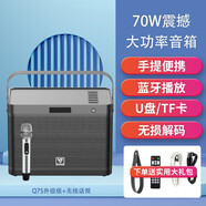 聲優(yōu) 藍牙音箱Q5SQ7手提便攜式戶(hù)外插卡U盤(pán)充電移動(dòng)廣場(chǎng)舞音響跳舞培訓教學(xué)低音炮 Q7S升級款+雙無(wú)線(xiàn)話(huà)筒