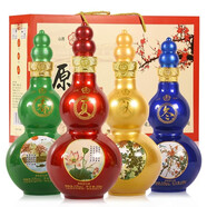 興盛長山西汾陽杏花鎮(zhèn)福祿壽喜葫蘆白酒清香型53度一斤4瓶禮盒裝送禮酒 53度 500mL 4瓶 春夏秋冬禮盒