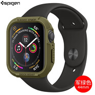 SPIGEN 蘋果手表殼保護套配件盔甲保護殼適用Apple Watch9 8754代智能手表保護殼 9/8/7/6/5SE【(45/44mm軍綠色】