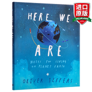 英文原版 我們?cè)谶@兒 Here We Are 小蠟筆大罷工插畫(huà)家 全英文版