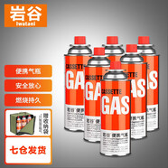 巖谷戶外 便攜卡式爐氣罐燃氣瓶 噴槍丁烷氣瓦斯罐裝氣體 原裝250*6+收納袋