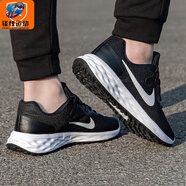 耐克（NIKE）官方艦店男鞋 黑色運動(dòng)鞋子休閑鞋輕盈緩震跑步鞋透氣跑鞋 DC3728-003/REVOLUTION 6 40