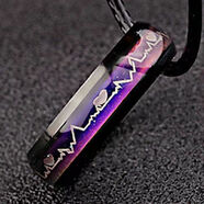 溫度戒指 心情變色戒指男韓版學(xué)生感溫變色戒指情侶尾戒體溫變色炫酷戒指女 心跳（感溫變色） 18號 100-120斤選 僅供參考