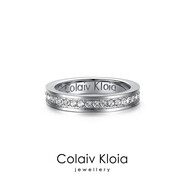 Colaivkloia情侶戒指男女對(duì)戒一對(duì)滿天星素圈婚戒尾戒情人節(jié)生日禮物送男女友 JZ0301滿天星（白金色） 美號(hào)7號(hào)