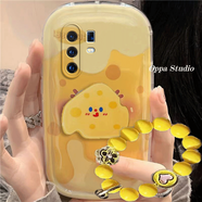 vivo x30/x30pro手機殼可愛(ài)黃色奶酪卡通x30/x30pr防摔硅膠軟女創(chuàng  )意全包氣墊保護套 海綿寶寶-肥皂殼 vivo x30