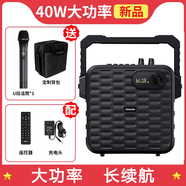飛利浦（PHILIPS） sd60戶(hù)外藍牙音響專(zhuān)業(yè)低音炮K歌演出便攜式迷你手提無(wú)線(xiàn)K歌麥克風(fēng)移動(dòng)擴音器廣場(chǎng)舞音箱 SD60便攜版【40w功率送戶(hù)外包】