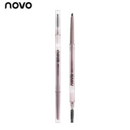 novoNOVO精細(xì)眉筆初學(xué)者防水防汗不易脫色自然持久細(xì)芯眉筆 1#深棕色