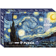 古部成人拼圖2000片星夜星空梵高成年玩具家居裝飾拼圖生日禮物禮品