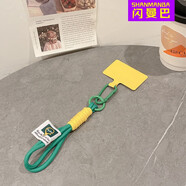 閃曼巴 多巴胺配色可拎鏈條掛繩腕帶手繩適用蘋果手機(jī)殼掛繩防摔防丟短繩 綠色-鏈條掛繩腕帶手繩