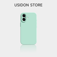 優(yōu)思頓蘋(píng)果16手機殼液態(tài)硅膠新款iphone16pro保護套16promax純色plus鏡頭全包防摔散熱pm情侶簡(jiǎn)約女 【深青色】液態(tài)殼-不沾灰塵絨毛-軟糯親膚 iPhone 16