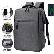 諾普馳適用于華為雙肩包拯救者筆記本電腦包16英寸男大容量商務(wù)電腦背包 深灰【升級版】 15.6/16.1英寸【立體有型】