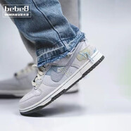 耐克（NIKE）【嚴選好物】bebe8耐克 Nike Dunk Low SB 男女低幫復古休閑鞋 【灰藍燈芯絨】DQ5076-001 42