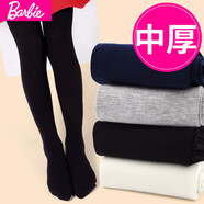 芭比兒童連褲襪春秋季中厚款女童打底褲舞蹈襪學(xué)生長筒襪子黑色打底襪