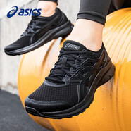 asics亞瑟士跑步鞋男鞋夏季JOLT 5專業(yè)運動鞋子男網(wǎng)布透氣緩震耐磨跑鞋 黑色 40