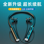 達維琦無(wú)線(xiàn)藍牙耳機 掛脖入耳式耳機 超長(cháng)待機開(kāi)車(chē)游戲跑步頸掛式 適用于蘋(píng)果華為oppo榮耀vivo魅族三星