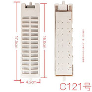 適用美的全自動(dòng)洗衣機過(guò)濾網(wǎng)盒MB65-1000H MB65-eco11W垃圾盒濾棉 C121號1個(gè)裝