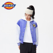 dickies夾克外套女時(shí)尚百搭棒球服運動(dòng)休閑夾克情侶款10804 淺紫色 XL