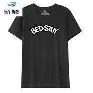 特高個(gè)子加長(cháng)版短袖T恤棉男195男裝190男生高個(gè)子恤上衣潮衣服加長(cháng)款1 BED黑色圓領(lǐng) XL100-130斤穿