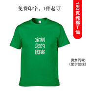 Success.long班服定制純棉t恤印logo 團隊服廣告文化衫活動同學(xué)聚會宣傳工作服 愛爾蘭綠/180g S