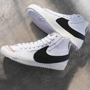 耐克（NIKE）板鞋男鞋2025新款夏季blazer  77開拓者高幫運(yùn)動(dòng)休閑鞋【潮】 DD3111-100黑白解構(gòu)機(jī)能板鞋 40.5