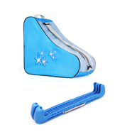 MIJAK兒童精美贈品 冰刀套+背包藍色