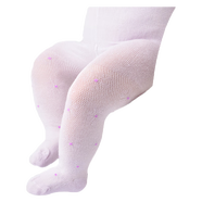 青莓2023春秋夏薄款嬰兒打底襪子提花寶寶連褲襪純棉開(kāi)襠女童兒童幼兒 紫色 1-2歲【21-23碼】