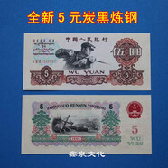 第三套人民幣錢幣真幣煉鋼工人10元大團結(jié)棗紅一角 背綠壹角一張 全新5元炭黑煉鋼工人