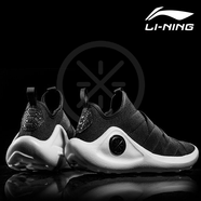 李宁（LI-NING）中国李宁 2018纽约时装周走秀同款悟道2高帮黑飒缪3篮球文化鞋ACE ABCM009-1新基础黑/基础白 39内长240mm