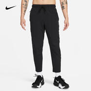 耐克（NIKE）男裝休閑褲子跑步訓練瑜伽褲速干透氣舒適百搭彈力運動長褲 FB7547-010 XL